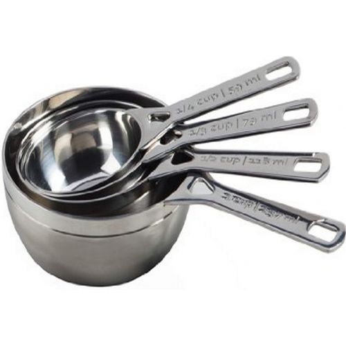 르크루제 [아마존베스트]Le Creuset SSA2530 Stainless Steel Measuring Cups, Set of 4