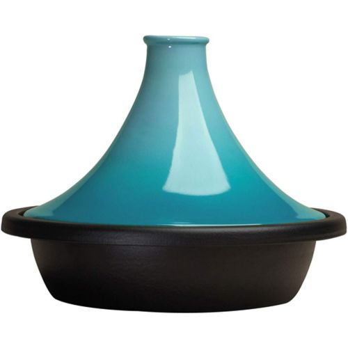 르크루제 [아마존베스트]Le Creuset L2138-2717 Enameled Cast Iron 2.5 quart Moroccan Tagine, Caribbean