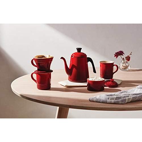 르크루제 [아마존베스트]Le Creuset Stoneware 12-Ounce Mug, Cerise (Cherry Red)