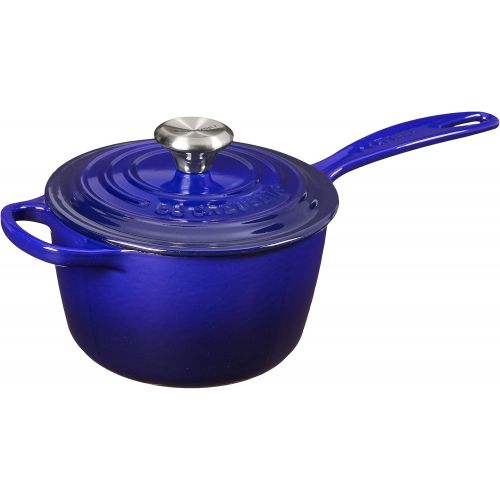 르크루제 [아마존베스트]Le Creuset of America LS2518-1678SS Signature Saucepan, 1.75 qt, Indigo