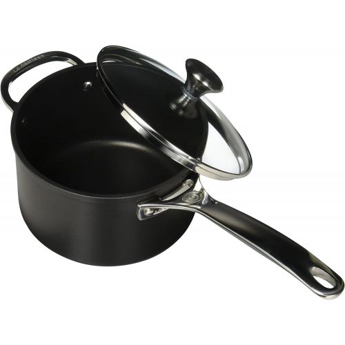 르크루제 [아마존베스트]Le Creuset TNS1200-18 Toughened Nonstick 3 quart Saucepan with Glass Lid