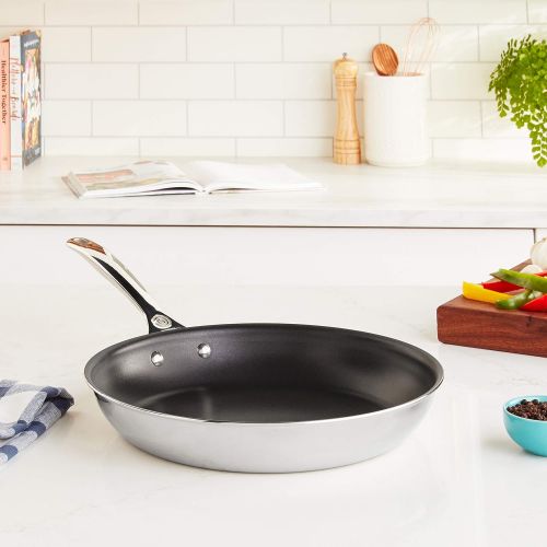 르크루제 [아마존베스트]Le Creuset Tri-Ply Stainless Steel Nonstick Frying Pan, 12-Inch