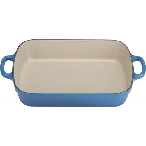 르크루제 [아마존베스트]Le Creuset Signature Cast Iron Rectangular Roaster, 5.25-Quart, Marseille