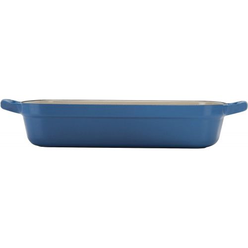 르크루제 [아마존베스트]Le Creuset Signature Cast Iron Rectangular Roaster, 5.25-Quart, Marseille