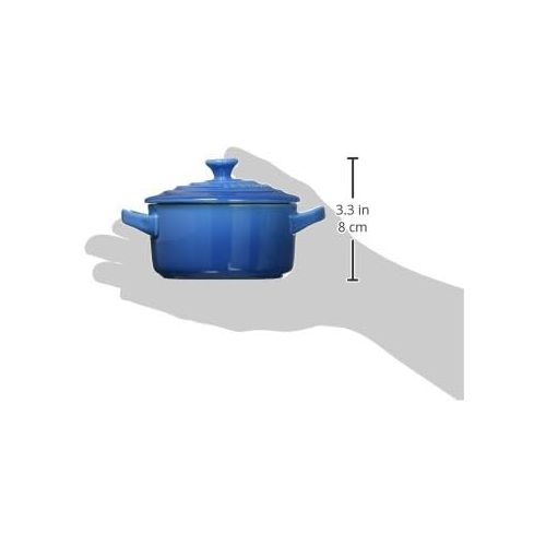 르크루제 [아마존베스트]Le Creuset Stoneware Petite Round Casserole, 8-Ounce, Marseille