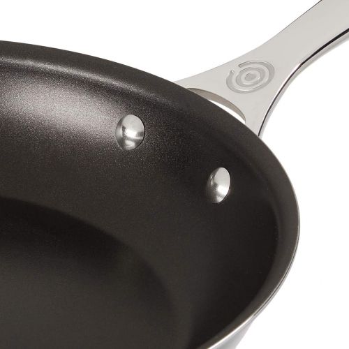 르크루제 [아마존베스트]Le Creuset SSP14102 2 Piece Nonstick Stainless Steel Fry Pan Set