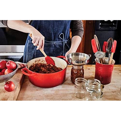 르크루제 [아마존베스트]Le Creuset Signature Enameled Cast-Iron 7-1/4-Quart Round French (Dutch) Oven, Cerise (Cherry Red)