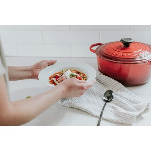 르크루제 [아마존베스트]Le Creuset Signature Enameled Cast-Iron 7-1/4-Quart Round French (Dutch) Oven, Cerise (Cherry Red)