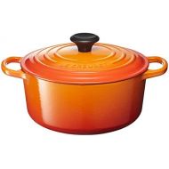 [아마존베스트]Le Creuset Signature Enameled Cast-Iron 4-1/2-Quart Round French (Dutch) Oven, Flame