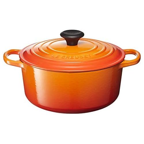 르크루제 [아마존베스트]Le Creuset Signature Enameled Cast-Iron 4-1/2-Quart Round French (Dutch) Oven, Flame