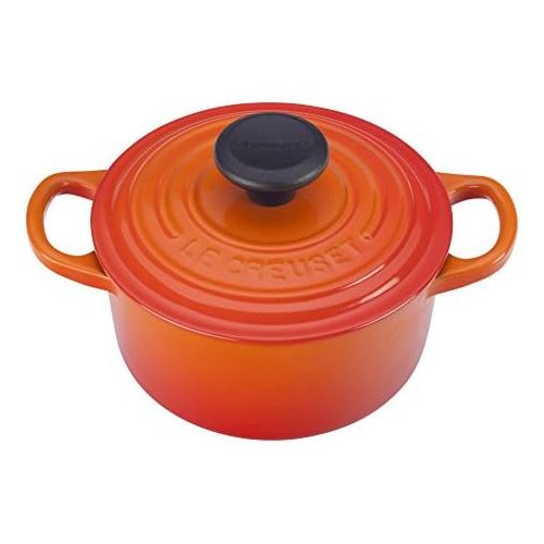 르크루제 [아마존베스트]Le Creuset Signature Enameled Cast-Iron 1-Quart Round French (Dutch) Oven, Flame