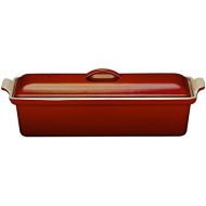 [아마존베스트]Le Creuset Enameled Cast-Iron 2 Quart Pate Terrine, Cerise