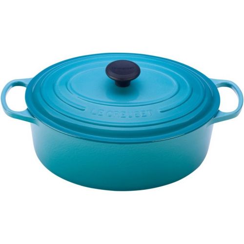 르크루제 [아마존베스트]Le Creuset Signature Enameled Cast-Iron 9.5 Quart Oval French (Dutch) Oven, Marseille