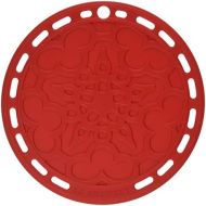 [아마존베스트]Le Creuset Silicone 8 Round French Trivet, Cerise (Cherry Red)