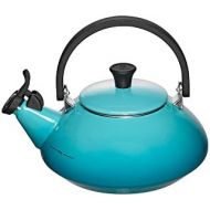 Le Creuset Q9213-17 Zen 1-2/3-Quart Teakettle, Caribbean, 1.6 Quart