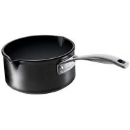 Le Creuset Aluminium-Antihaft Milchtopf, Ø 16 cm, PFOA-frei, Fuer alle Herdarten inkl. Induktion geeignet, Anthrazit/Silber