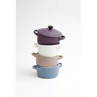 [아마존베스트]Le Creuset Mini-Cocotte/ Brater-Set, 4-teilig, Rund, Je 200 ml, 10 x 5 cm, Steinzeug, Blau/Rosa/Weiss/Violett