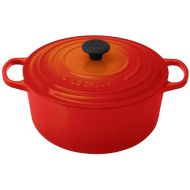 Le Creuset Signature Enameled Cast-Iron Round French Oven - Flame - 7-1/4-Quart