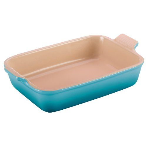 르크루제 Le Creuset Heritage Caribbean Stoneware Rectangular Dish, 2.5 Quart