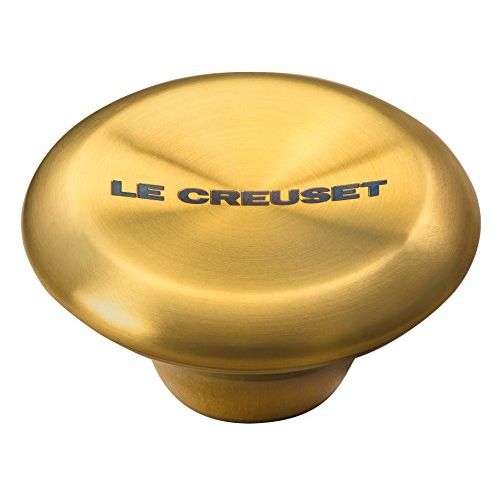 르크루제 Le Creuset LS9435-37 Signature Stainless Steel Knob, Small, Gold