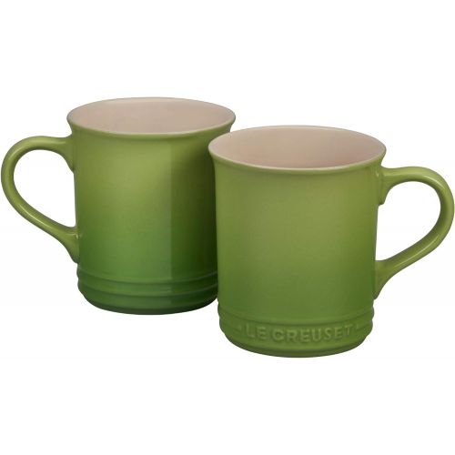 르크루제 Le Creuset of America Stoneware Set of 2 Mugs, 12-Ounce, Plm