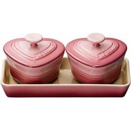 Le Creuset Petit Ramukan DAmour-set natural pink 910223-00-227 (japan import)