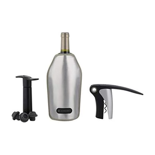 르크루제 Le Creuset Shiny Flame Compact Lever Wine Bottle Opener