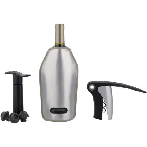 르크루제 Le Creuset Shiny Flame Compact Lever Wine Bottle Opener