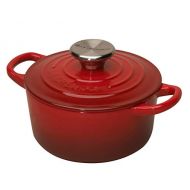 Le Creuset Cast Iron 0.3 Quart Mini Cocotte w/ Stainless Handle, Cerise