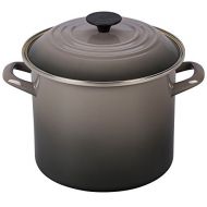 Le Creuset Enamel-on-Steel 8-Quart Covered Stockpot, Oyster