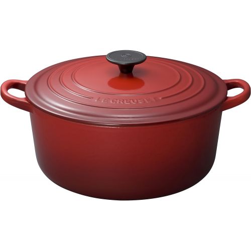 르크루제 Le Creuset Unisex 7.25 Qt. Classic Round French Oven Cherry