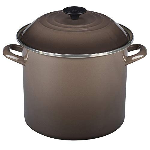 르크루제 Le Creuset Truffle Enamel on Steel 10 Quart Stockpot