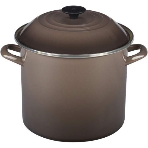 르크루제 Le Creuset Truffle Enamel on Steel 10 Quart Stockpot