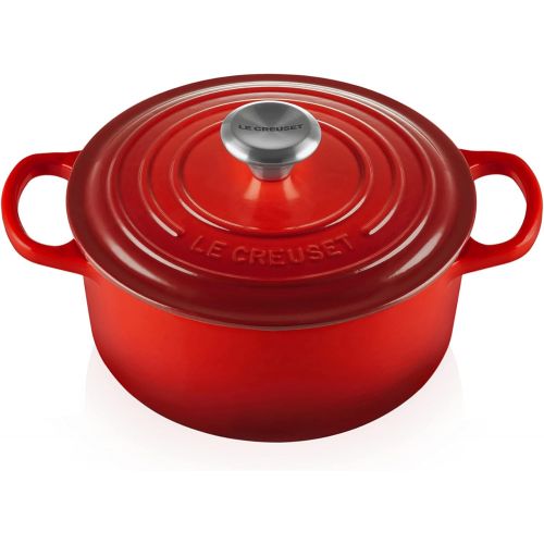 르크루제 Le Creuset Cast Iron Pot, 20cm, Cerise