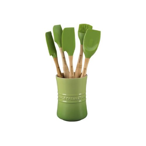 르크루제 Le Creuset Revolution 6-Piece Silicone Kitchen Set, Palm