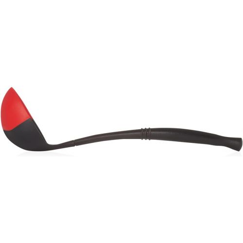 르크루제 Le Creuset of America VE300-67 Le Creuset Revolution Bi-Material Ladle - Cherry, Cerise Red