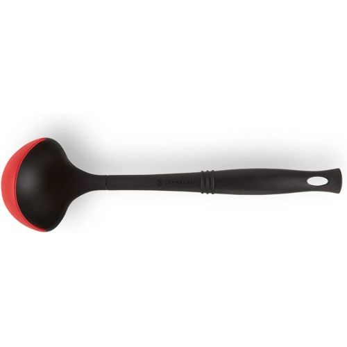 르크루제 Le Creuset of America VE300-67 Le Creuset Revolution Bi-Material Ladle - Cherry, Cerise Red