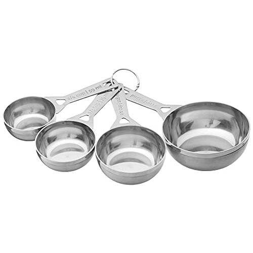 르크루제 Le Creuset SSA2530 Stainless Steel Measuring Cups, Set of 4