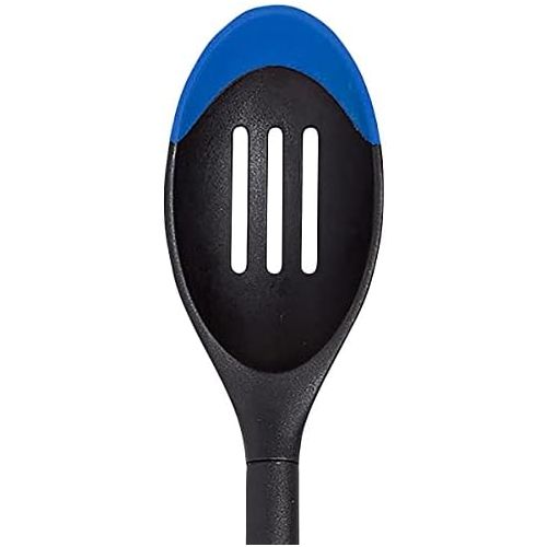 르크루제 Le Creuset VE302-59 Revolution Bi-Material Slotted Spoon, Marseille