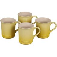 Le Creuset PG90433A-001M Stoneware Mug, Set of 4, 14-Ounce, Soleil