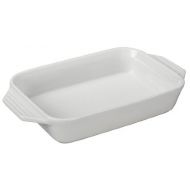 Le Creuset PG1047S-2616 Stoneware Rectangular Dish, 10.5 by 7-Inch, White