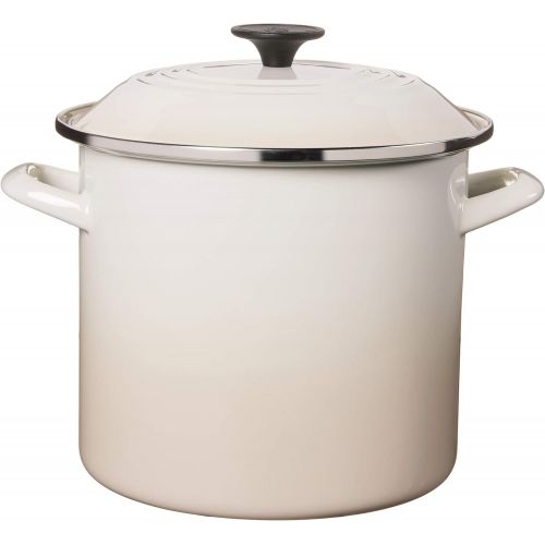 르크루제 Le Creuset N5100-22716 Stockpot-Meringue, 8 QT