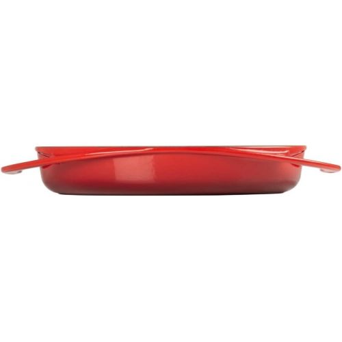 르크루제 Le Creuset L2129-2567 Enameled Cast Iron Tatin Dish, 2 quart, Cerise