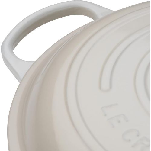 르크루제 Le Creuset LS2532-30716SS Signature Braiser, 3.5 QT, Meringue