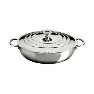 Le CreusetSSP8100-30 Tri-Ply Stainless Steel Braiser with Lid, 5-Quart