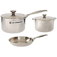 Le Creuset SSP14105 Cookware Set, 5pc, Stainless