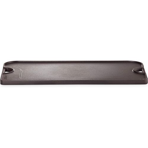 르크루제 Le Creuset L2066-20 Enameled Giant Reversible Grill/Griddle Cast Iron, 18.5, Matte Black