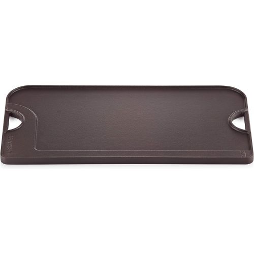 르크루제 Le Creuset L2066-20 Enameled Giant Reversible Grill/Griddle Cast Iron, 18.5, Matte Black