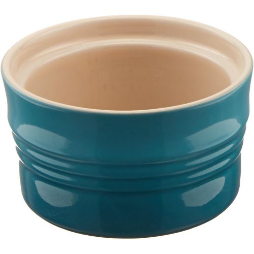 르크루제 Le Creuset PG1627-0917 Stoneware Stackable Ramekin, 7 oz, Caribbean