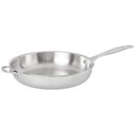 Le Creuset SSP2400-32 Tri-Ply Stainless Steel Deep Fry Pan with Helper Handle, 12.5-Inch